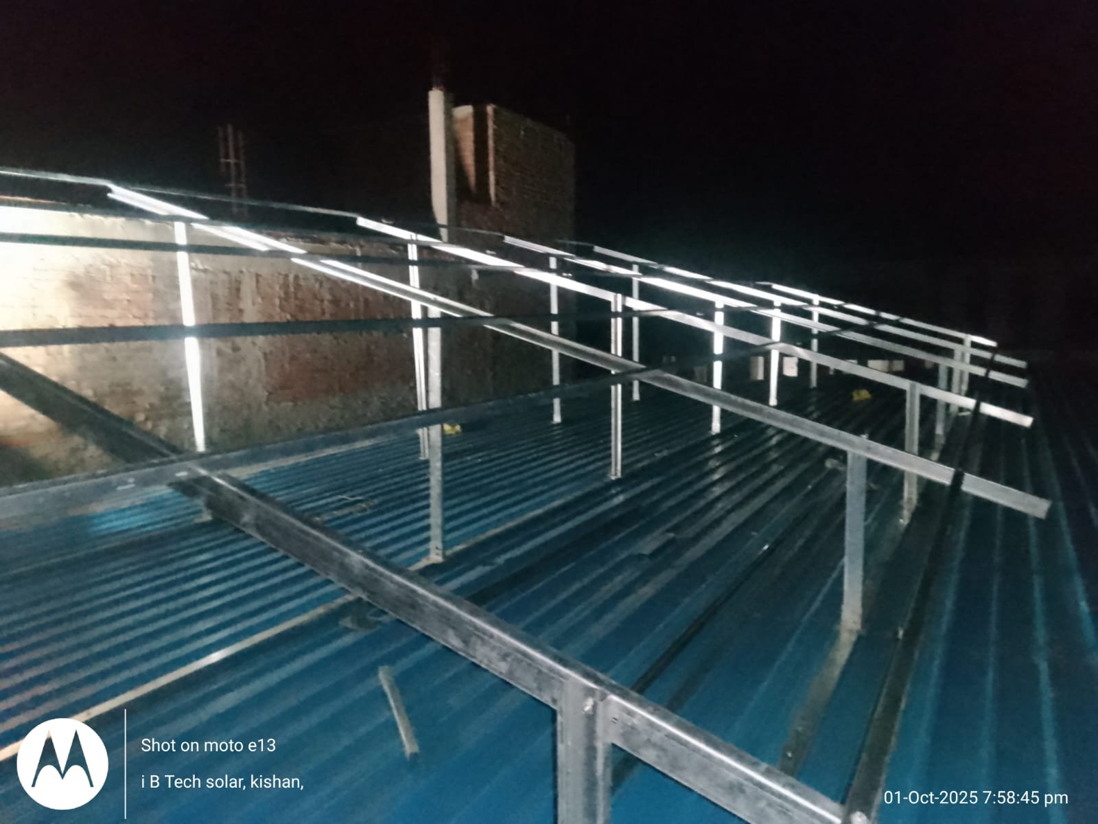 On-grid rooftop solar system