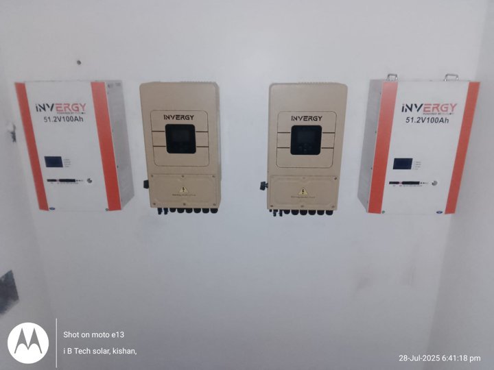 Dual Luminous inverter indoor installation