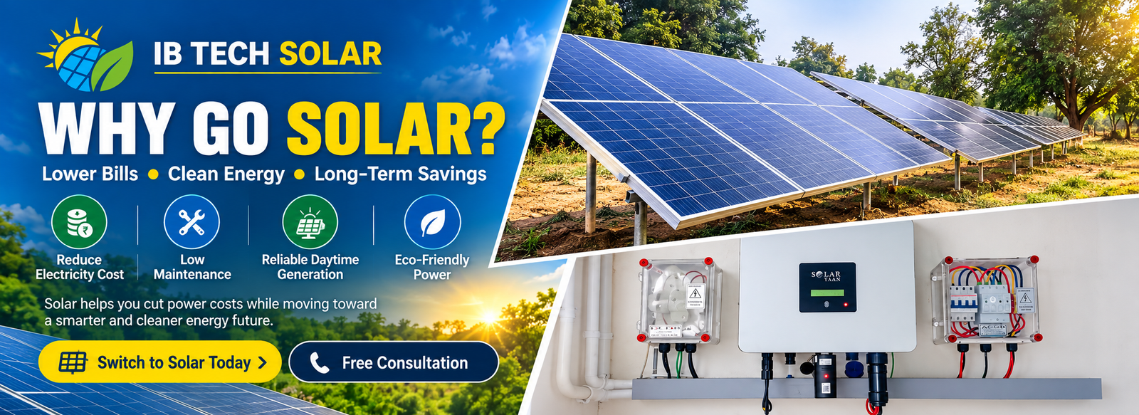 IB Tech Solar why go solar banner